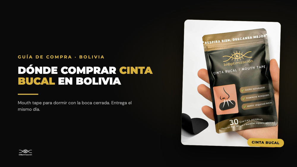 Dónde comprar cinta bucal (mouth tape) en Bolivia