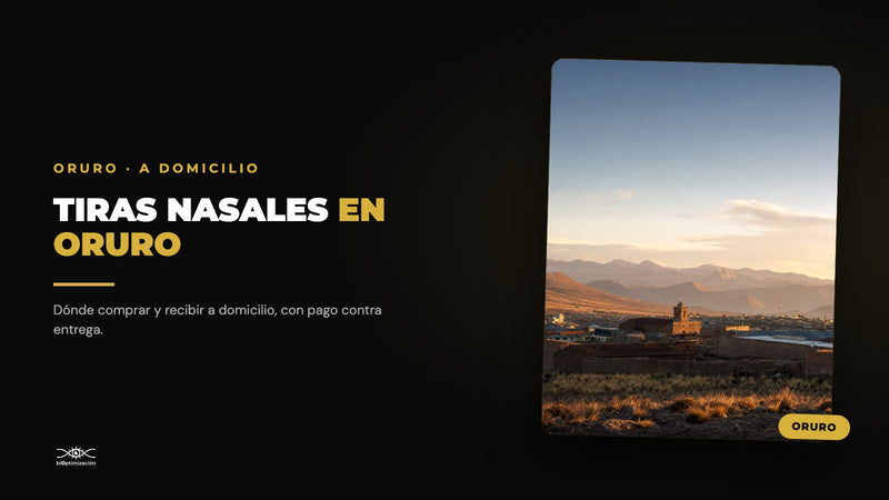 Tiras nasales en Oruro: dónde comprar y recibir a domicilio