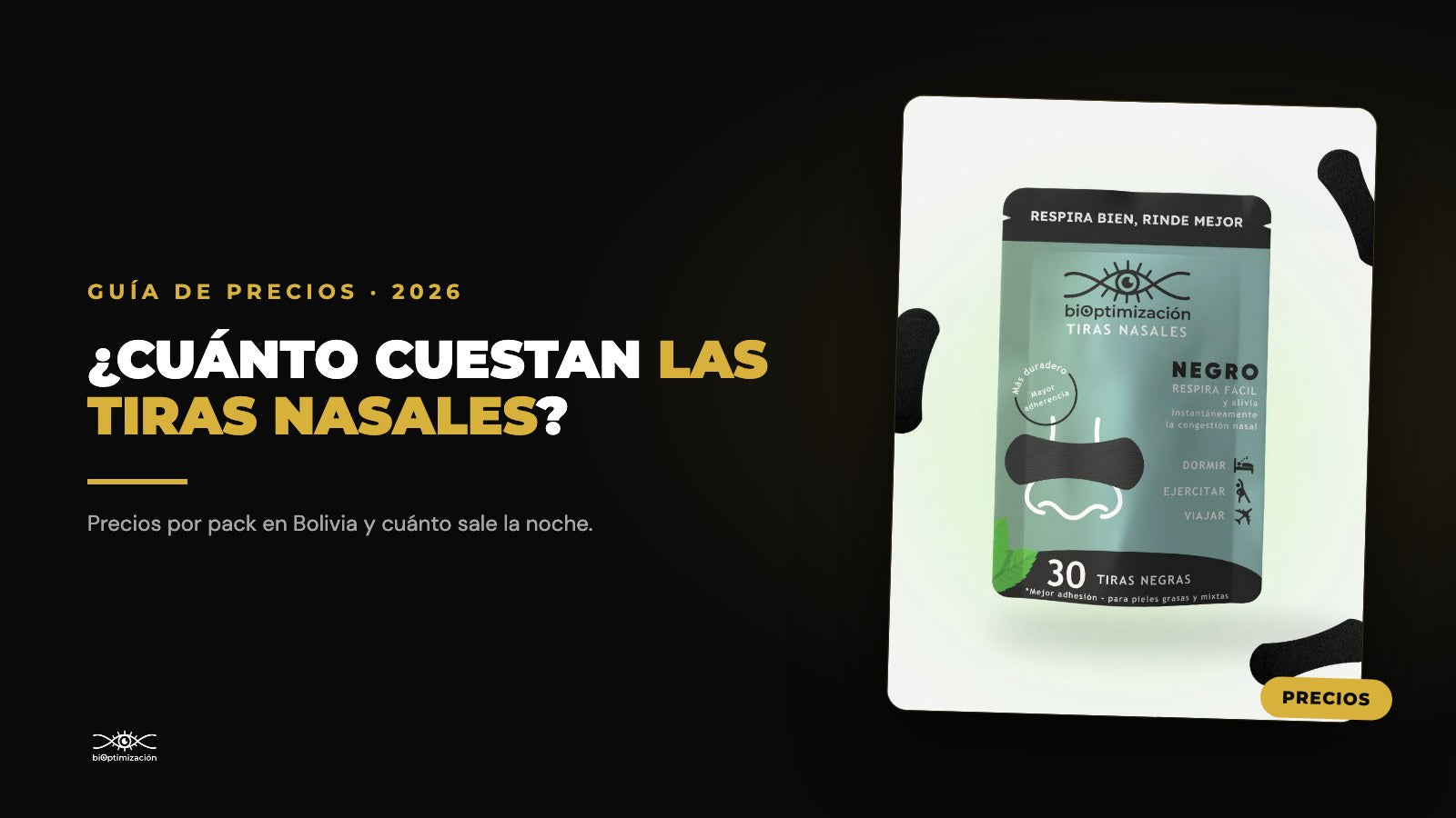 Cuánto cuestan las tiras nasales en Bolivia — guía de precios