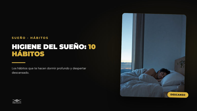 Higiene del sueño: 10 hábitos para dormir profundo