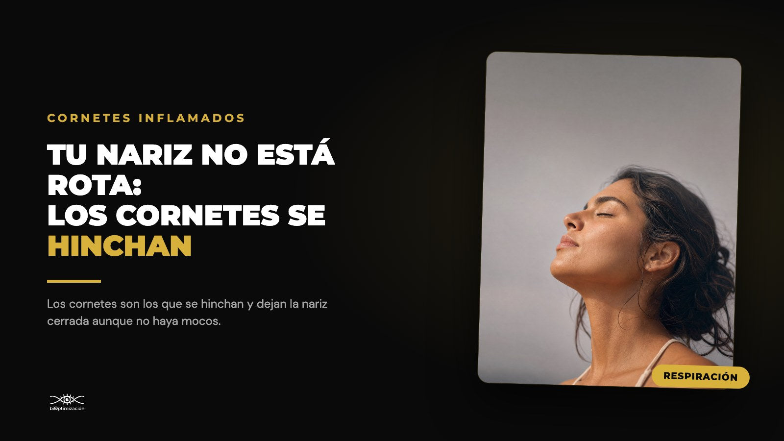 Cornetes Inflamados: Por Qué se te Tapa la Nariz y Qué Hacer