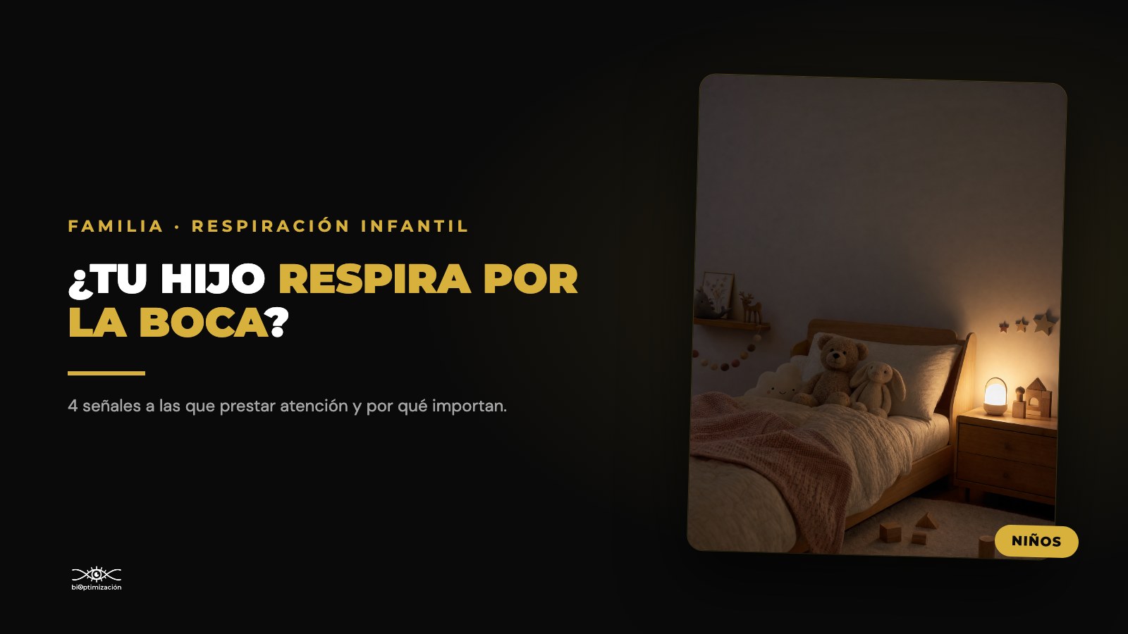4 señales de que tu hijo respira por la boca — biOptimización
