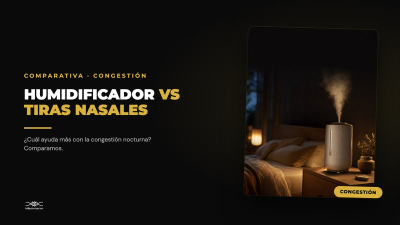 Humidificador vs tiras nasales para la congestión nocturna
