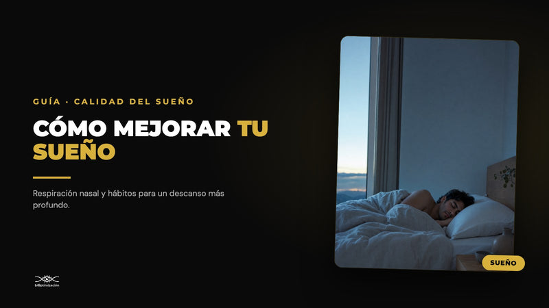 Cómo mejorar la calidad del sueño — respiración nasal
