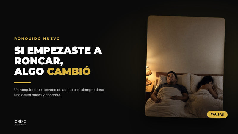 Por Qué Ronco si Antes No Roncaba: 10 Cambios que lo Explican