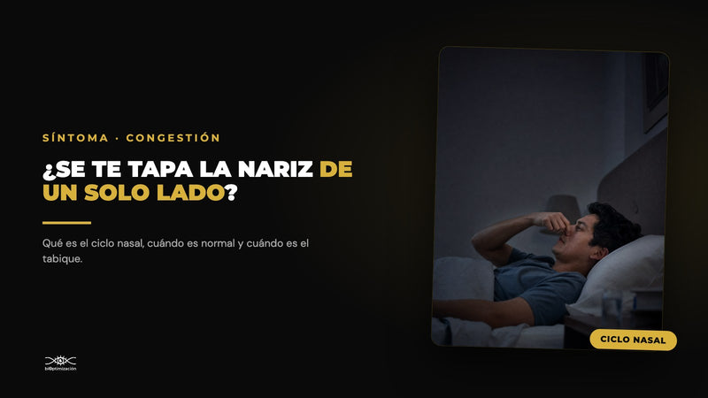¿Por qué se me tapa la nariz de un solo lado al dormir?
