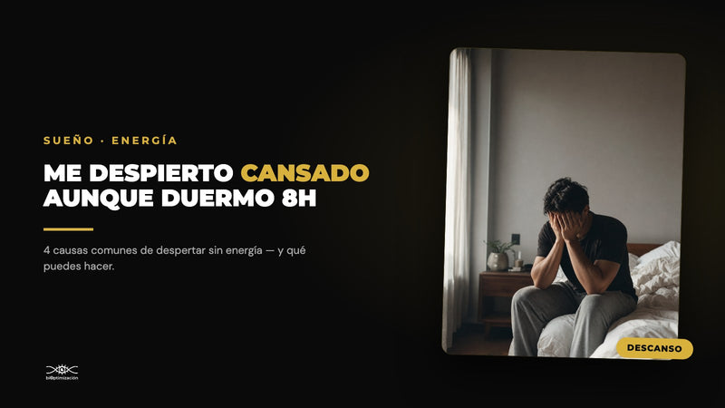 Me despierto cansado aunque duermo 8 horas — 4 causas comunes