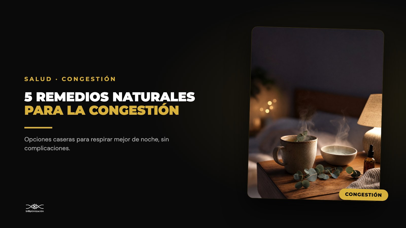 5 remedios naturales para la congestión nasal en Bolivia — biOptimización