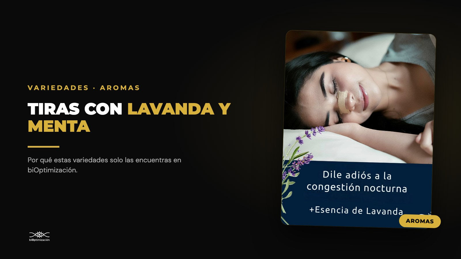 Tiras nasales con lavanda y menta — solo en biOptimización