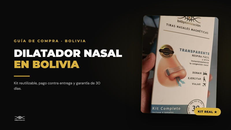 Dónde comprar dilatador nasal en Bolivia — kit completo biOptimización