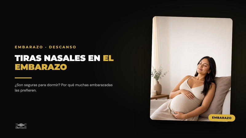 Tiras nasales en el embarazo: ¿son seguras para dormir?