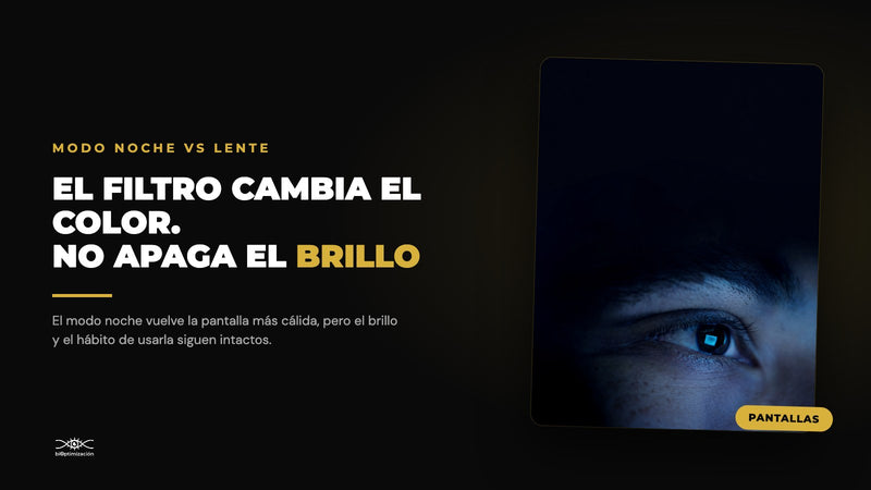 ¿Sirve el Filtro de Luz Azul del Celular? Modo Noche vs Lentes