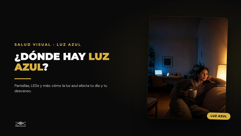 Dónde hay luz azul y cómo afecta tu salud — biOptimización