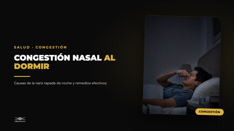 Congestión nasal al dormir: causas y remedios efectivos — biOptimización