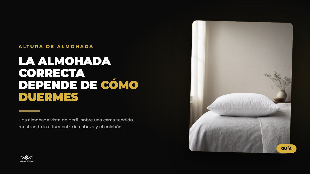 Qué almohada es mejor para dormir: altura, ronquidos y cuello