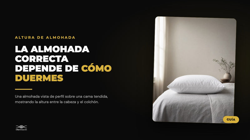 Qué almohada es mejor para dormir: altura, ronquidos y cuello
