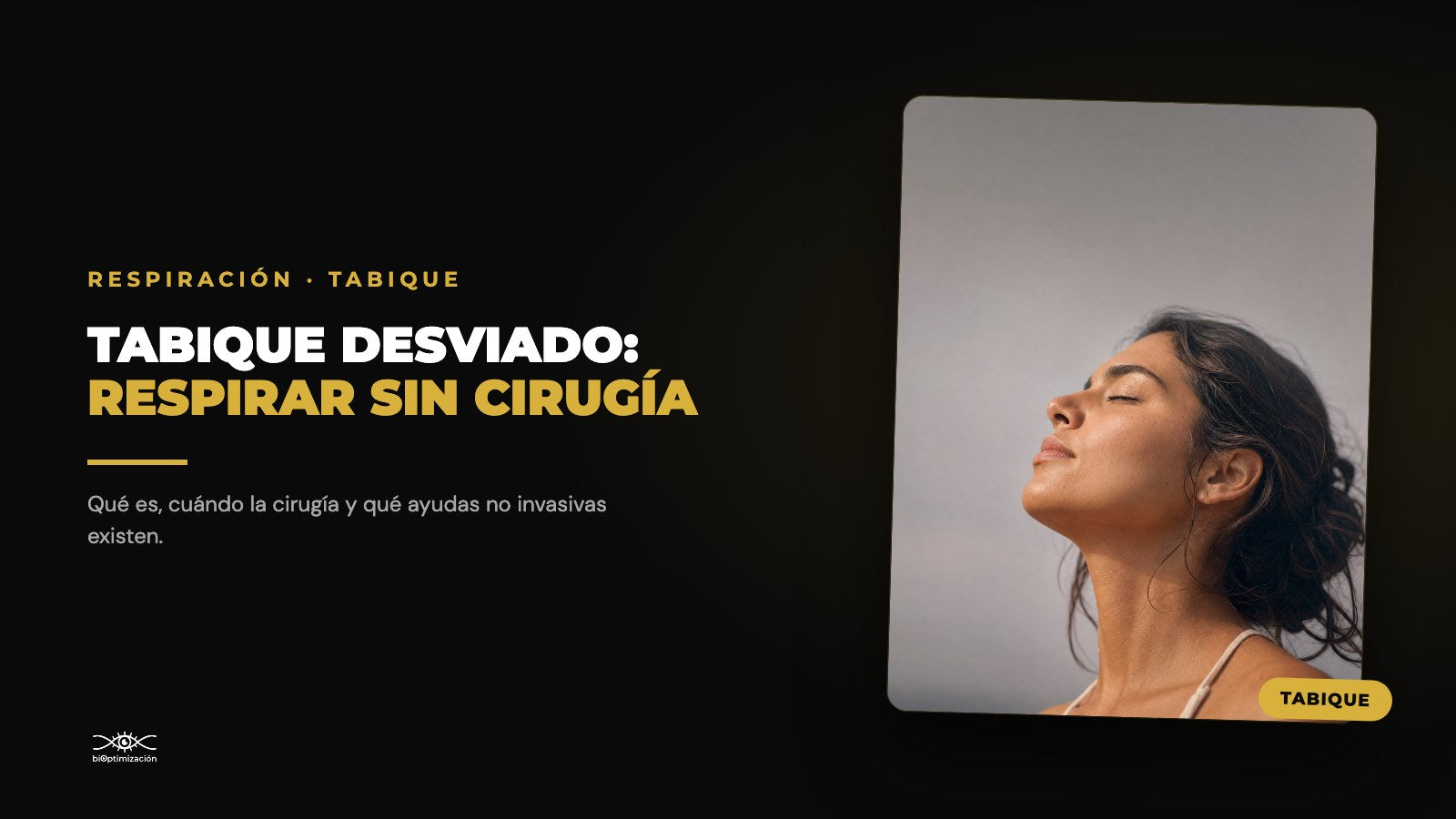 Tabique desviado: cómo respirar mejor sin cirugía
