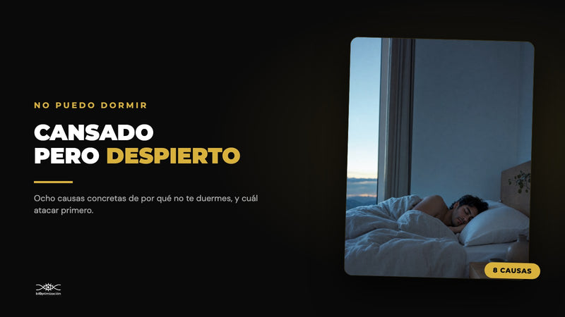 Por Qué No Puedo Dormir de Noche: 8 Causas Reales