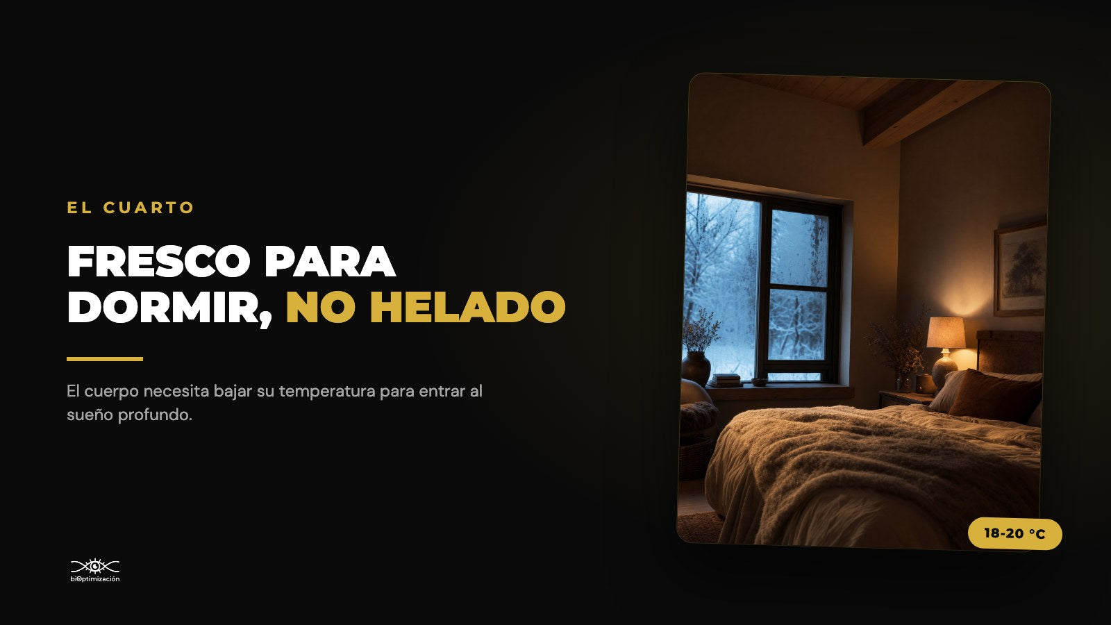 Temperatura Ideal del Cuarto para Dormir (y el Error del Calefactor)
