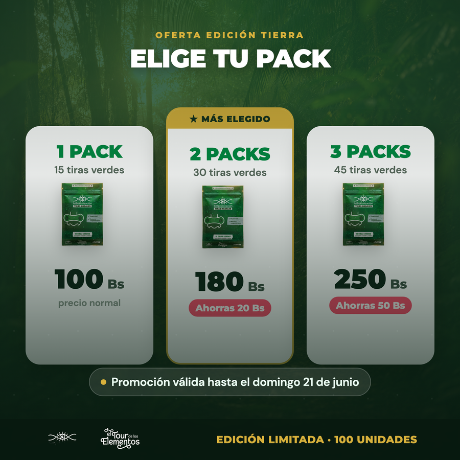 Tiras Nasales — Edición Tierra
