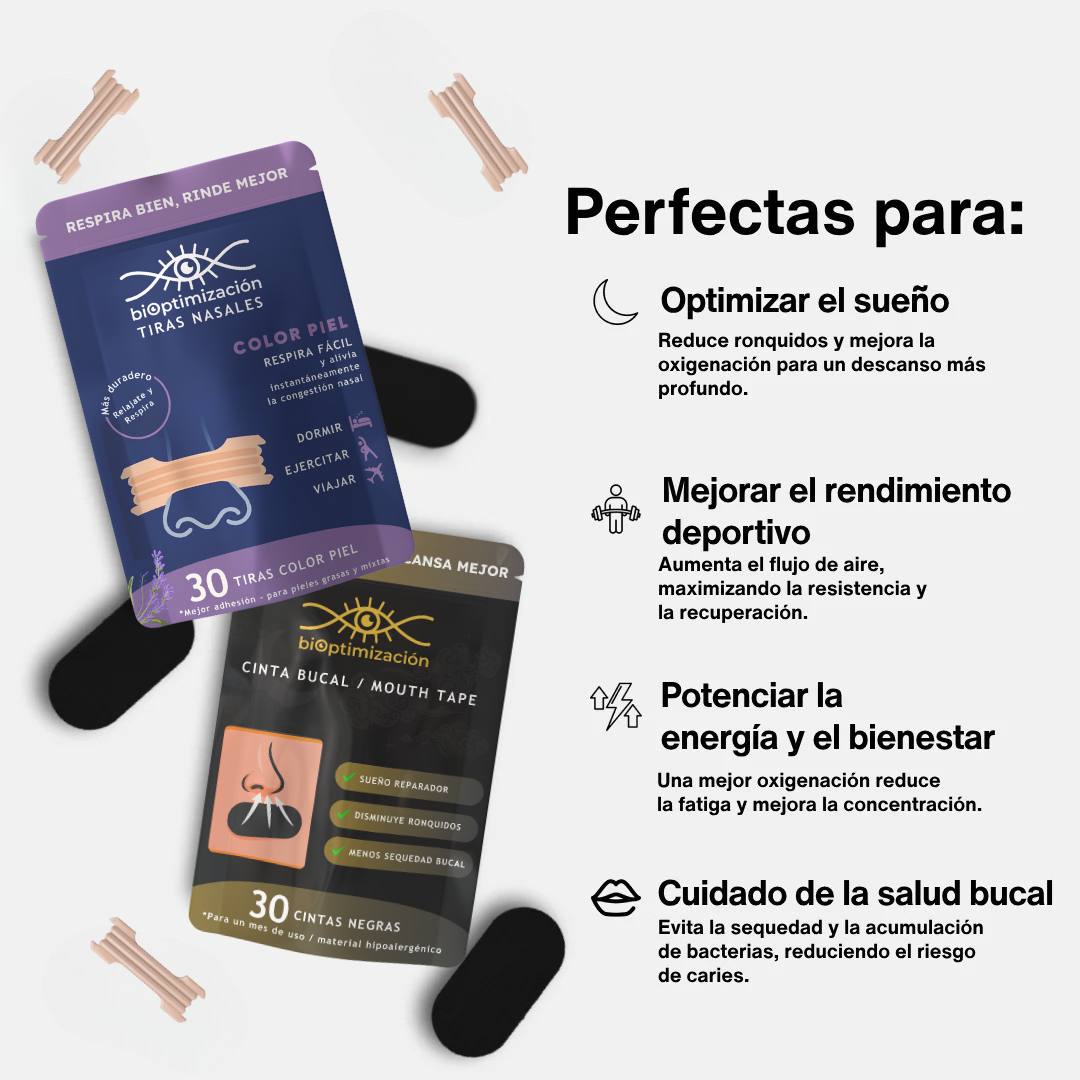 Cinta Bucal + Tiras Nasales