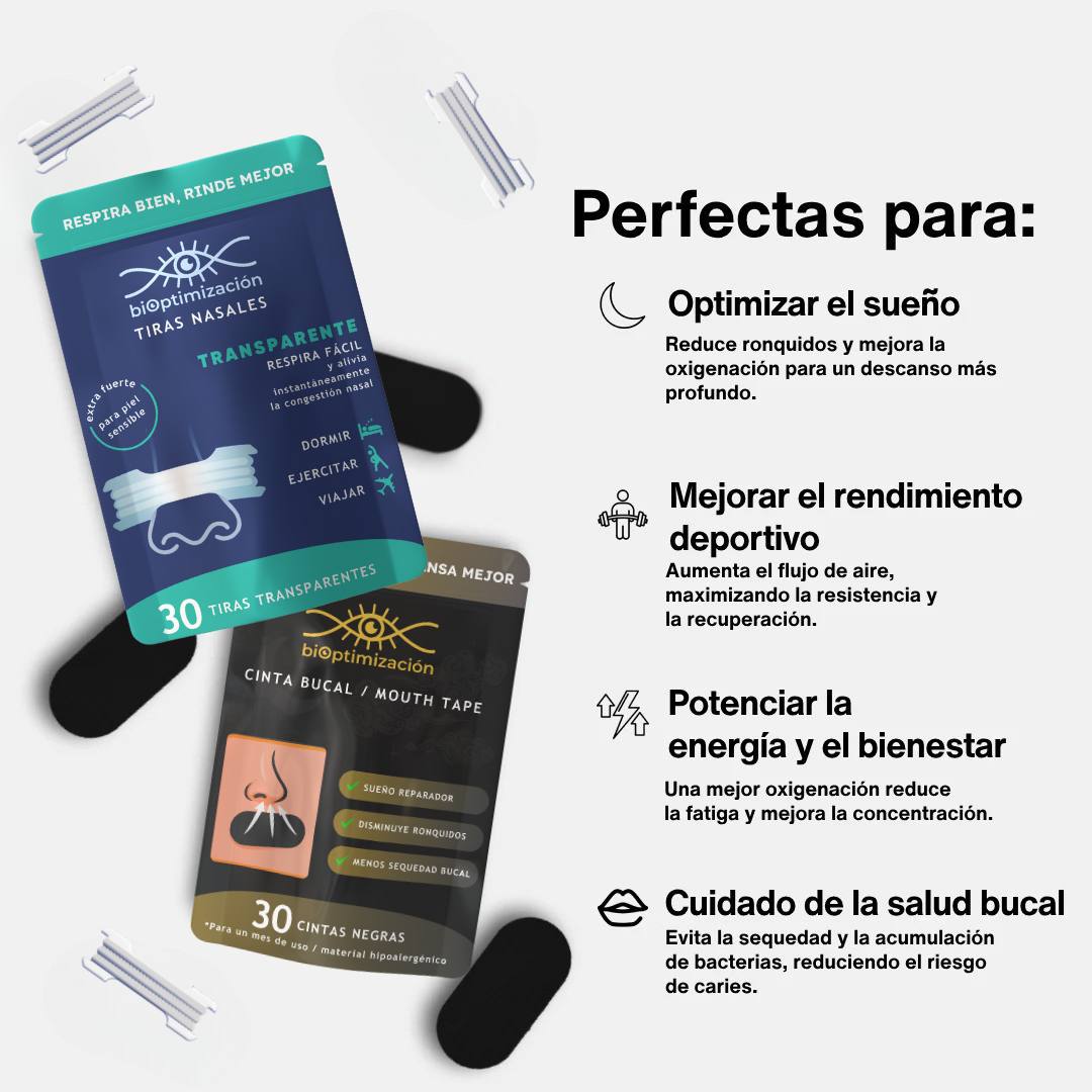Cinta Bucal + Tiras Nasales