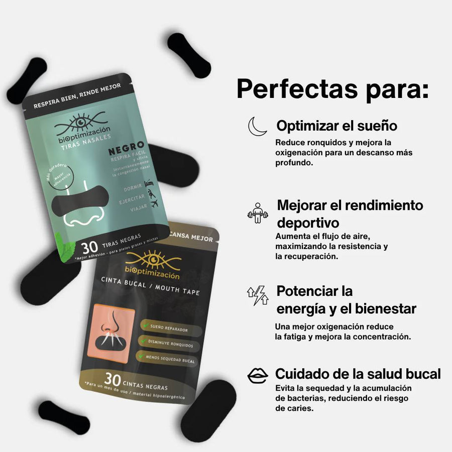 Cinta Bucal + Tiras Nasales