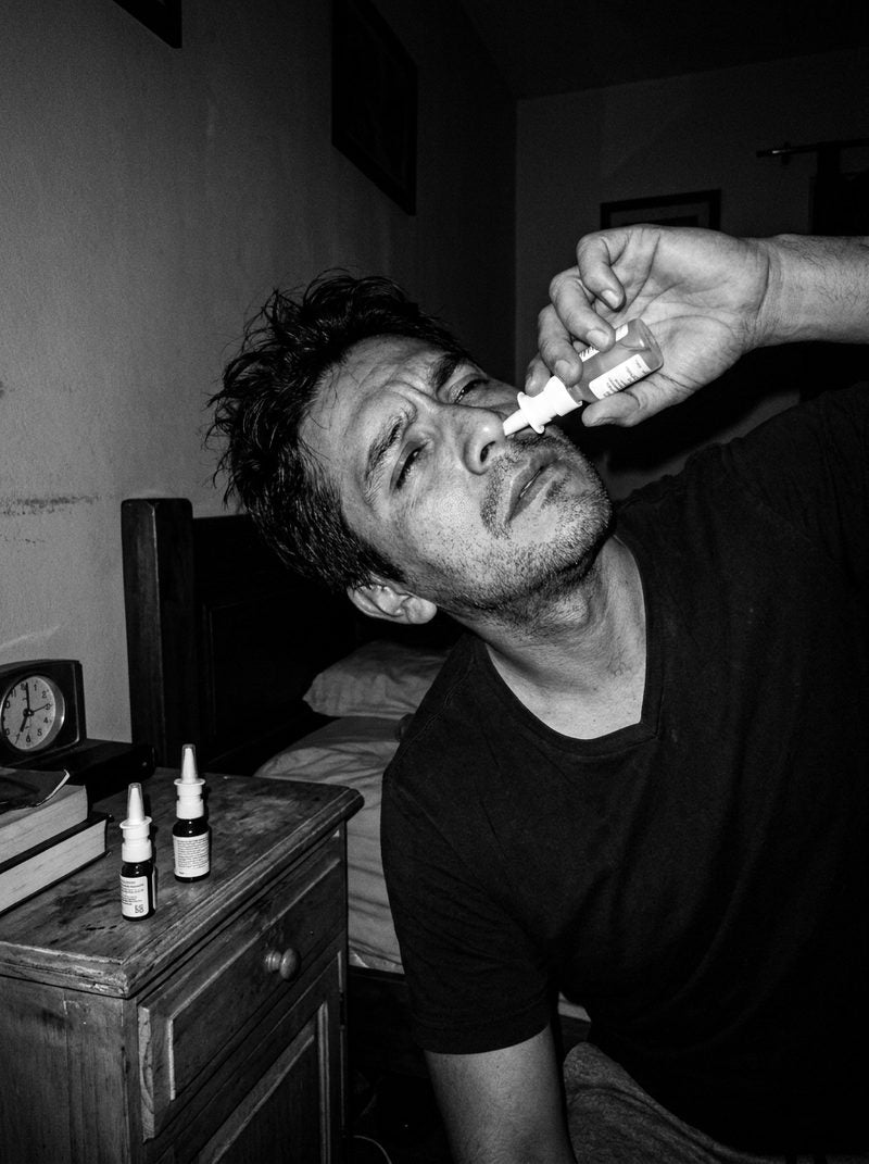 Dependes del spray para respirar