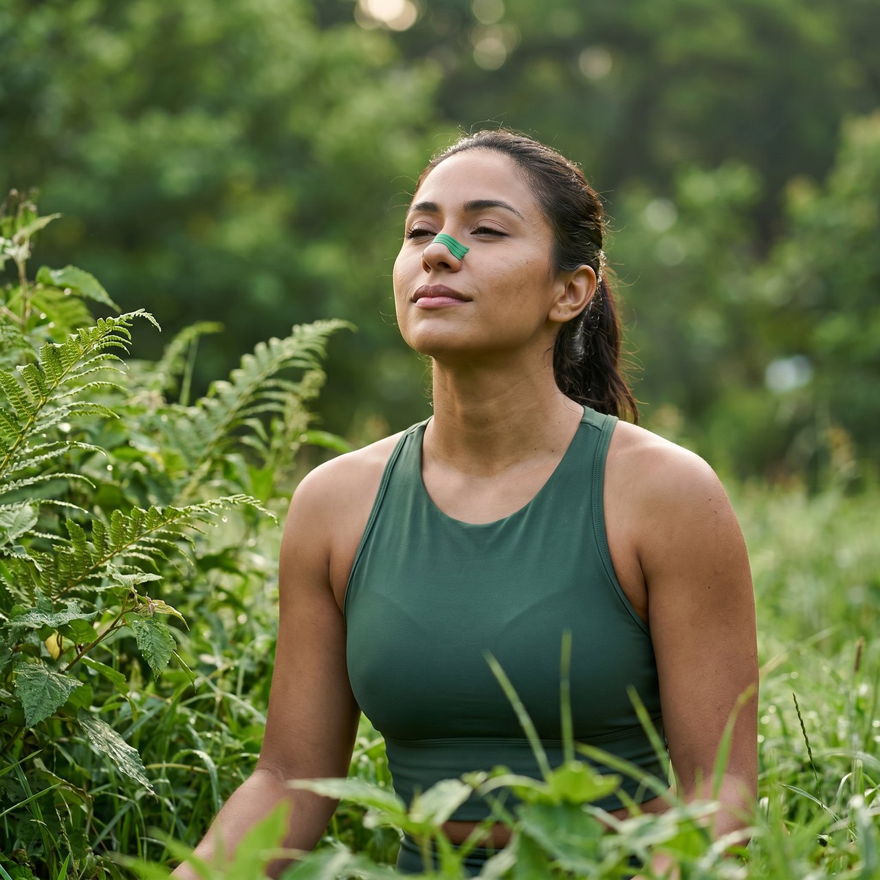 Nariz libre, de forma natural